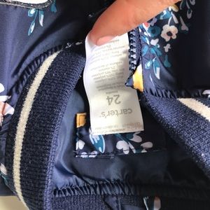 Carter's Jackets & Coats - 24 month floral bomber jacket Carter's Jackets & Coats - 24 month floral bomber jacket